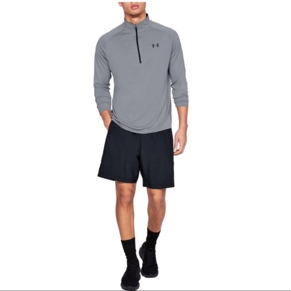 LAST TWO! New Under Armour 1/2 Zip Long Sleeve Top - Picture 3 of 12